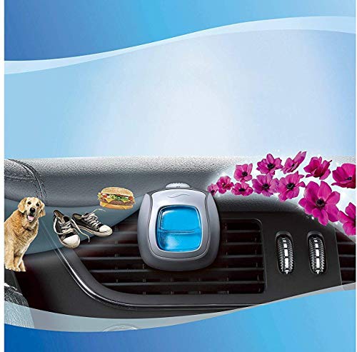 Febreze Car Vent Clip Air Freshener - Limited Edition Holiday Collection - Fresh-Cut Pine - 1 Count Vent Clip Per Package - Pack of 3 Packages Green