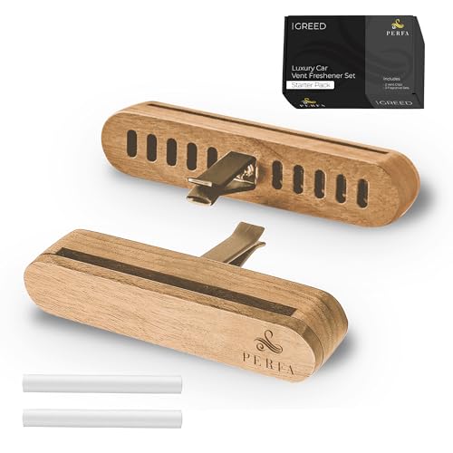 Creed Car Air Freshener Vent Clip (Pack of 2) | Strong Car Fresheners for Cars and Trucks | Cool Ride with our Car Oil Diffusers | Sustainable Long Lasting Car Air Freshener by Perfa | Lasts 1 Month