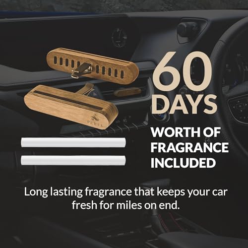 Creed Car Air Freshener Vent Clip (Pack of 2) | Strong Car Fresheners for Cars and Trucks | Cool Ride with our Car Oil Diffusers | Sustainable Long Lasting Car Air Freshener by Perfa | Lasts 1 Month