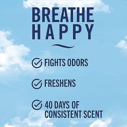 Febreze Car Air Freshener Vent Clip Laundry Fresh Scent, 07 oz. Car Vent Clip, Pack of 4