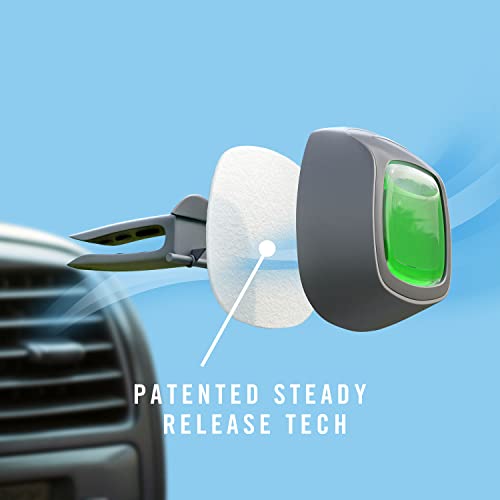 Febreze Car Air Freshener Vent Clip Laundry Fresh Scent, 07 oz. Car Vent Clip, Pack of 4