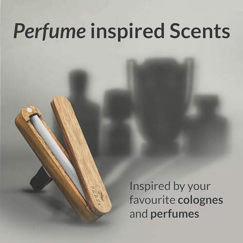 Creed Car Air Freshener Vent Clip (Pack of 2) | Strong Car Fresheners for Cars and Trucks | Cool Ride with our Car Oil Diffusers | Sustainable Long Lasting Car Air Freshener by Perfa | Lasts 1 Month