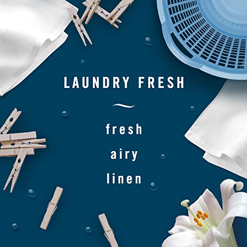 Febreze Car Air Freshener Vent Clip Laundry Fresh Scent, 07 oz. Car Vent Clip, Pack of 4