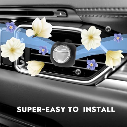 Car Air Freshener Vent Clips, 8 Pack, Provides Long-Lasting Scent, Up to 240 Days, Odor Eliminator (Fresh)