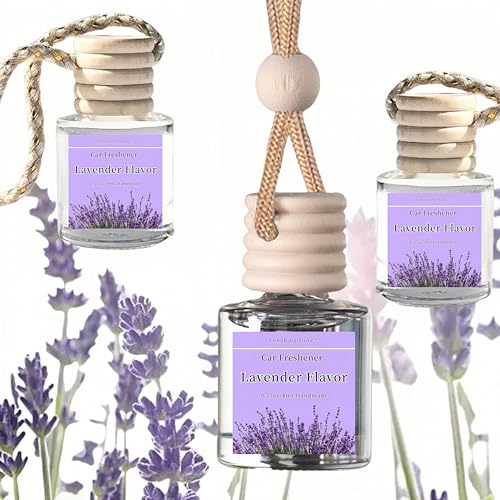 3PCS Car Air Fresheners Hanging – Best Smart Car Air Fresheners Hanging Vanilla Long Lasting Auto Scent Aroma Diffuser, Car Perfume Car Air Diffusers Essential Oils Hanging Scents Bottle