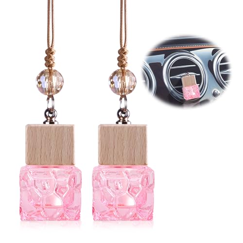 L'odeur Vill Car Fresheners, 2Pack Car Freshener Vent Clips Car Diffuser Car Air Freshener, Up to 180 Days Hanging Car Diffuser, Long Lasting Hanging Car Freshener - Jasmine & lily