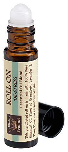 Fabulous Frannie De-Stress Essential Oil Blend Roll-On 10 ml made with pure essential oils