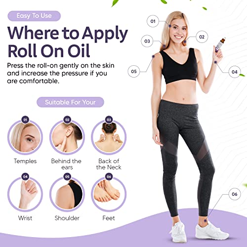 Essential Oil Roll On (3x10ml) - Premium Essential Oil Blends for Aromatherapy, Massage, Skincare, Relax – Roll On Essential Oils by Secret Garden