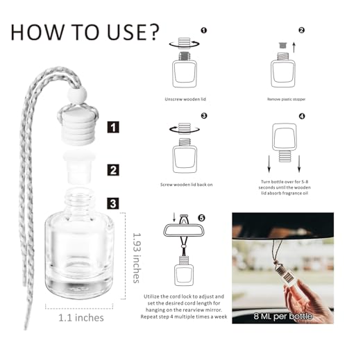 HoogaLife Car Air Freshener Diffuser – Revitalize Your Drive with Hanging Air Freshener Diffuser Aromatic Bliss On the Go(Fruit Loops)