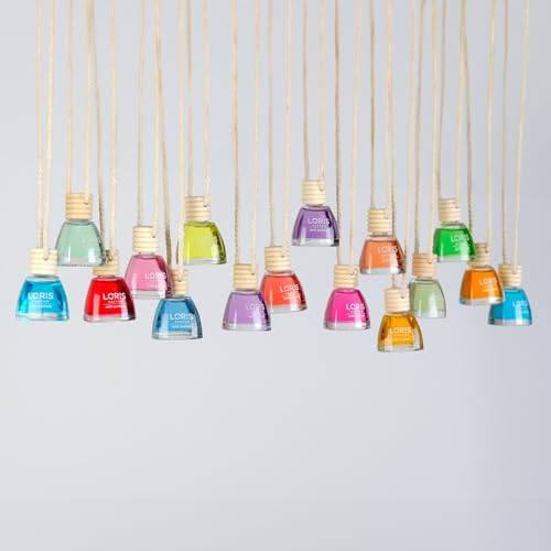 LORIS Car Air Freshener Hanging, Air Freshener Car, Car Scent, Car Fresheners Long Lasting, Car Smell Air Freshener, Car Fragrance (Sandalwood)