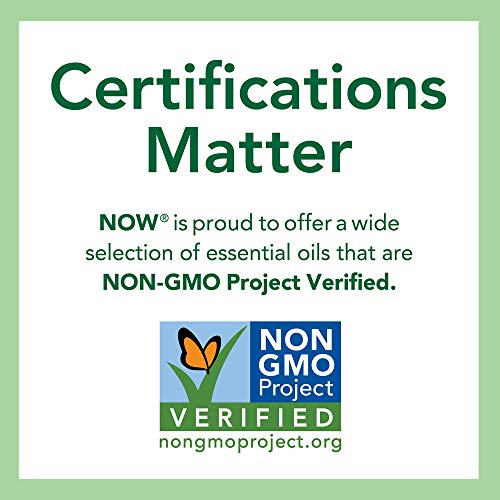 NOW Essential Oils, Lavender Roll-On, Certified Organic, Calming Blend, Steam Distilled, Topical Aromatherapy, 10-mL