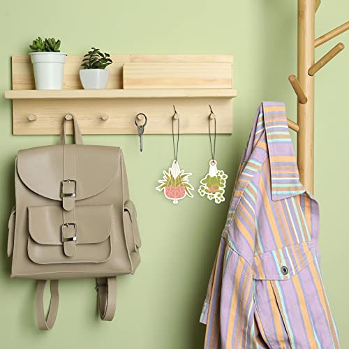 8 Pack Car Hanging Plants Air Freshener for Women Girls Long Lasting Funny Plant Car Accessories Little Scented Hanging Air Fresheners for Car Mirror
