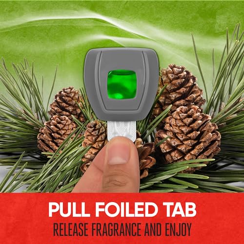 Motor Trend Vent Clip Air Freshener - Long Lasting Fresh Scents for Cars, Trucks, and SUVs - Pine Scent