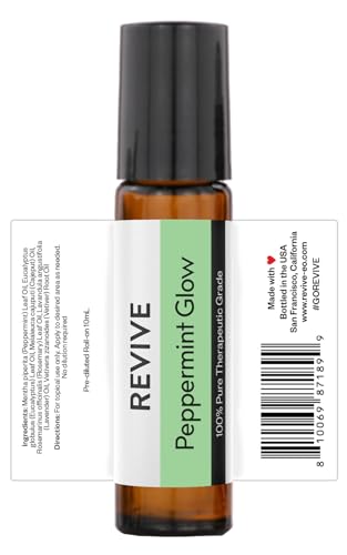 Top 6 Roll-Ons Kit by Revive Essential Oils - 100% Pure Therapeutic Grade, for Diffuser, Humidifier, Massage, Aromatherapy, Skin & Hair Care - Cruelty Free - Unrefined Oils with No Fillers.