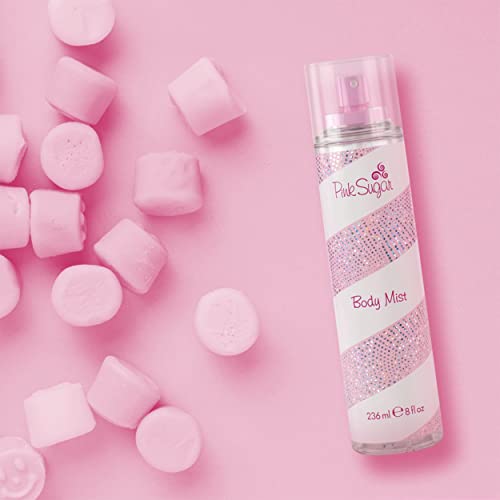 Pink Sugar Body Mist for Women, Perfume and Body Spray, 8 Fl. Oz.
