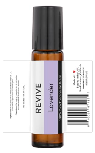 Top 6 Roll-Ons Kit by Revive Essential Oils - 100% Pure Therapeutic Grade, for Diffuser, Humidifier, Massage, Aromatherapy, Skin & Hair Care - Cruelty Free - Unrefined Oils with No Fillers.