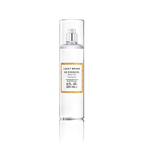 Lucky Brand Re/Energize The New Sustainably-Inspired & Exhilarating Mood-Evoking Unisex Fine Fragrance Mist For Women & Men, 8.0 Fl Oz (Pack of 1)