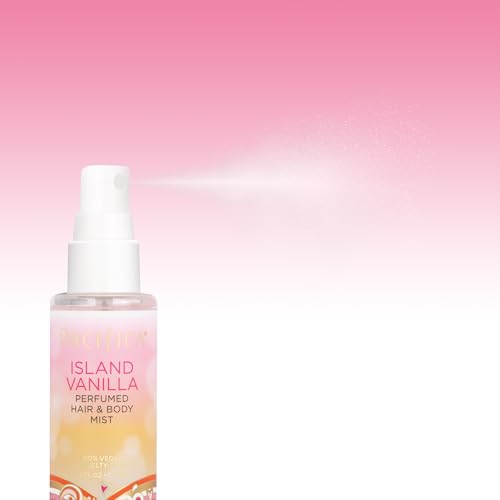 Pacifica Beauty, Island Vanilla Hair Perfume & Body Spray, Best Warm Vanilla Scent, Natural & Essential Oils, Alcohol Free, Clean Fragrance, Vegan & Cruelty Free,