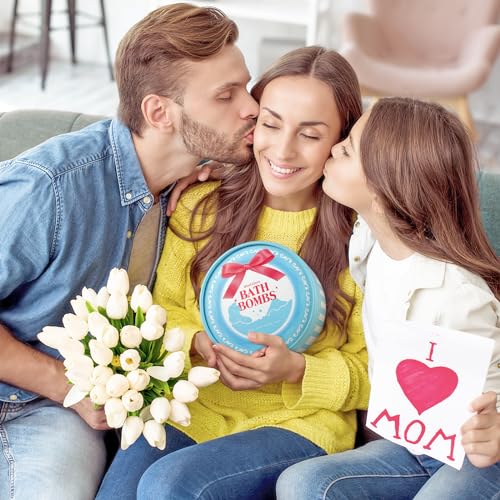 BlissfulOasis Bath Bombs, Scented Shower Bombs, Natural Ingredients Bath Bomb Set 6 Pack, Women's Day, Christmas, Mother's Day, Birthday, Good Option for Kids, Women, Mom