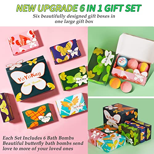Bath Bombs Gift Set - 36 Organic Bath Bombs with Natural Essential Oils, Bath Salts to Moisturize Skin and Relieve Stress, Bath Bombs for Women, Birthday Gifts for Women, Mom, Her