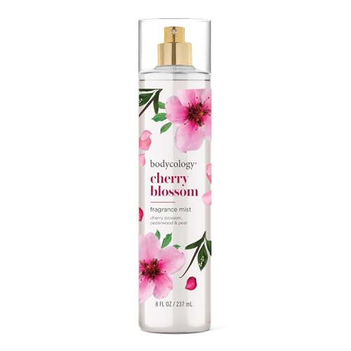 Bodycology Long-Lasting Fragrance Body Mist, Cherry Blossom, 8 fl oz