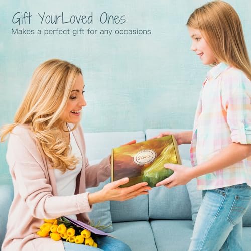 Krris Bath Bombs, 30 Pack Organic Bath Bombs Essential Oils with 15 Scents, Bath Bombs for Women Relaxing and Self Care, Exquisite Packaging Gift Perfect for Mom, Wife, Girlfriend,Kids