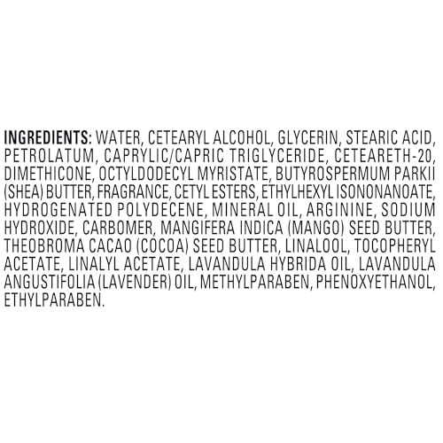 Jergens Lavender Body Butter Hand and Body Lotion, Moisturizer for Women, with Essential Oils for Indulgent Moisturization, 7 Ounce (Pack of 3)