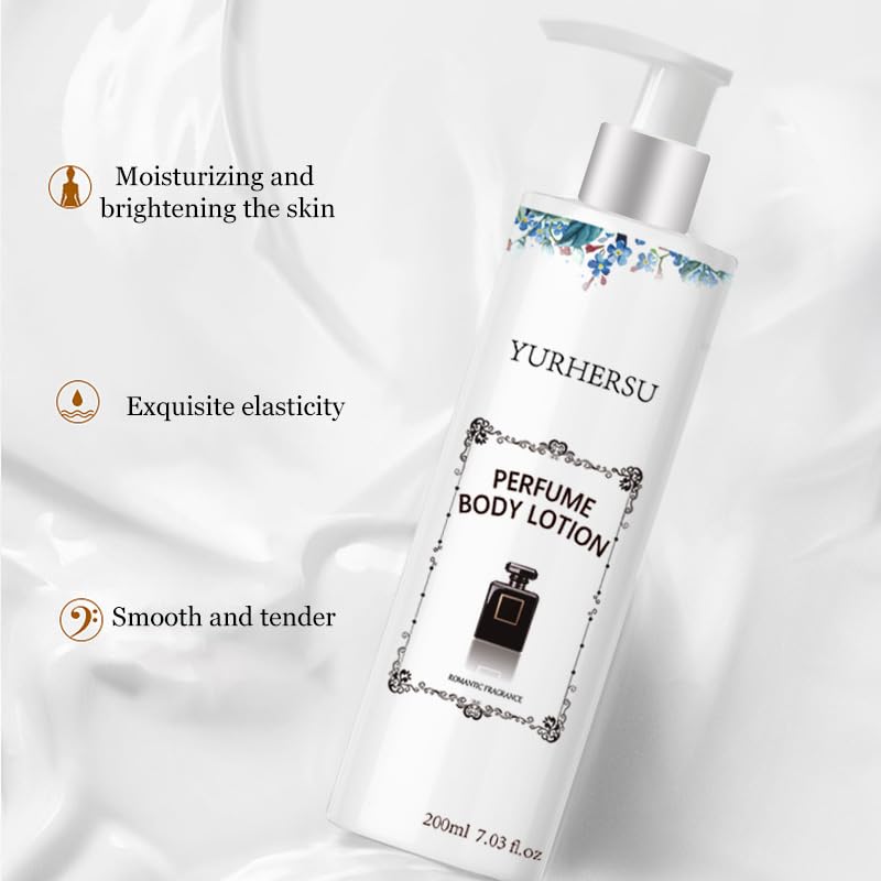 OYUFO Fragrance Body Lotion for Women Girl, for Perfume Fair Romantic Gift, 24H Super Moisturizing with Collagen, Hyaluronic Acid & Plant Extracts, 7 fl oz / 200ml