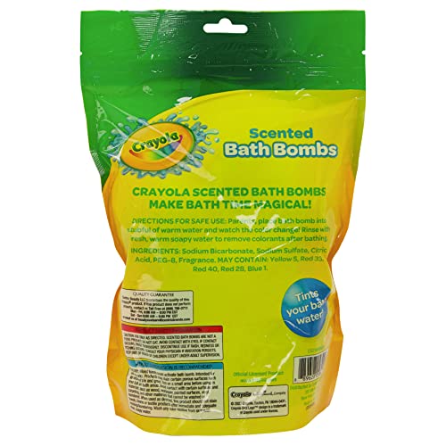 Crayola Colorful Scented Bath Bombs 7Ct