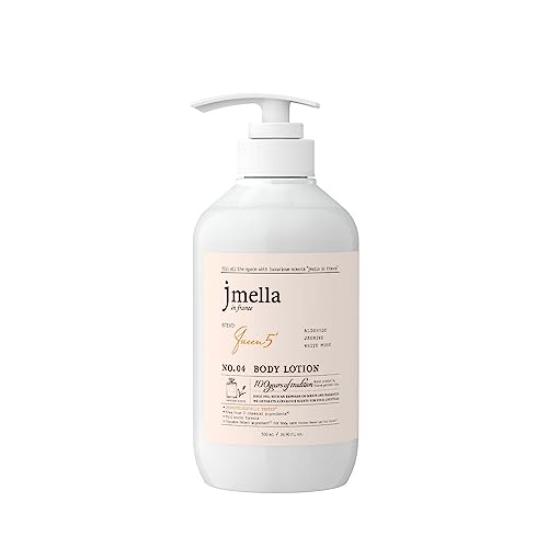jmella in France Queen 5 Body Lotion luxury fragrance made by French perfumer 16.9 FL oz.-7 kinds of Paraben free(12 Chemical free)-30 batonic nature ingredients-