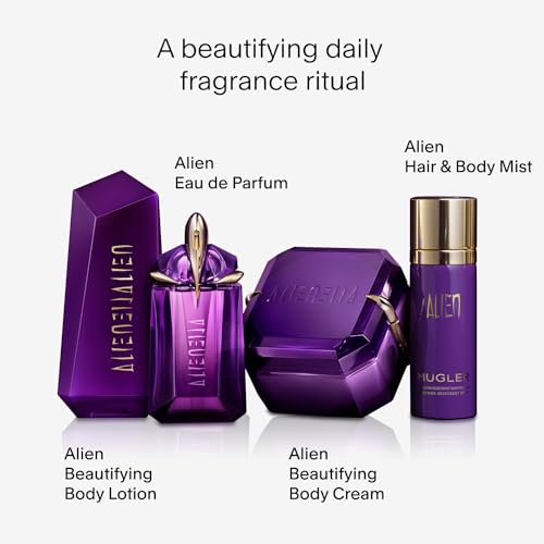 Mugler Alien Scented Body Lotion - Floral, Jasmine & Amber Women's Perfume Body Moisturizer - 6.7 Fl Oz