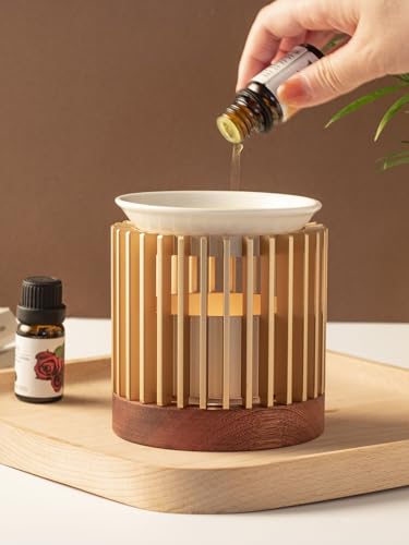 Generic Rose Gold Tea Light Candle Holder, Essential Oil Burner Wax Melt Burner, Incense Aroma Diffuser, Home Decor, Fragrance Essential Oil Burner Tealight, Tealight Fragrance Oil Warmer, EOB0422