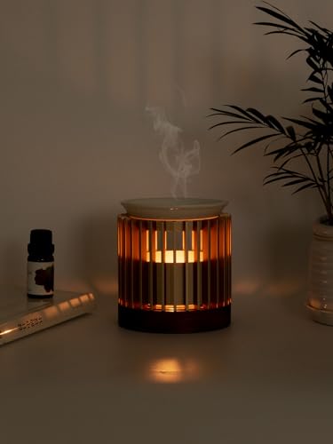 Generic Rose Gold Tea Light Candle Holder, Essential Oil Burner Wax Melt Burner, Incense Aroma Diffuser, Home Decor, Fragrance Essential Oil Burner Tealight, Tealight Fragrance Oil Warmer, EOB0422