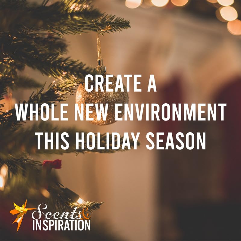 Scents & Inspiration Burning Fragrance Oil - Frankincense & Myrrh Incense Oil for Oil Warmers & Diffusers | Suitable for Aromatherapy and Relaxation | Air Freshener for Home & Office 4 Fl. Oz