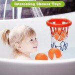 Bath Basketball Hoop with Balls for Kids