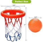 Bath Basketball Hoop with Balls for Kids