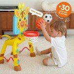 Giraffe Basketball Hoop and Soccer Goal Playset