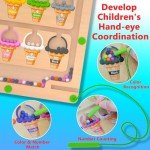 Magnetic Color & Number Maze Puzzle for Toddlers