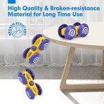 Hahaland 2-in-1 Pound Ball Toy & Car Ramp