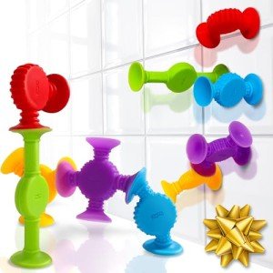 BUNMO Suction Bath Toys - Fun & Textured Pack