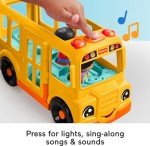 Fisher-Price Musical School Bus Toy for Toddlers