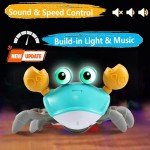 Crawling Crab Baby Toy for Tummy Time Fun