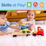 Melissa & Doug Magnetic Car Loader Toy Set