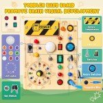 Iabedi Montessori Busy Board for Toddlers