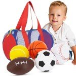 Soft Foam Balls Set for Toddlers - 5 Pack
