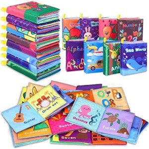 Soft Baby Bath Books - 8-Pack Waterproof Fun