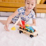 Melissa & Doug Magnetic Car Loader Toy Set