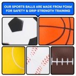 Soft Foam Balls Set for Toddlers - 5 Pack