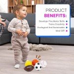 Soft Foam Balls Set for Toddlers - 5 Pack