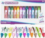 Tub Works® Smooth™ 12-Pack Bath Crayons for Kids
